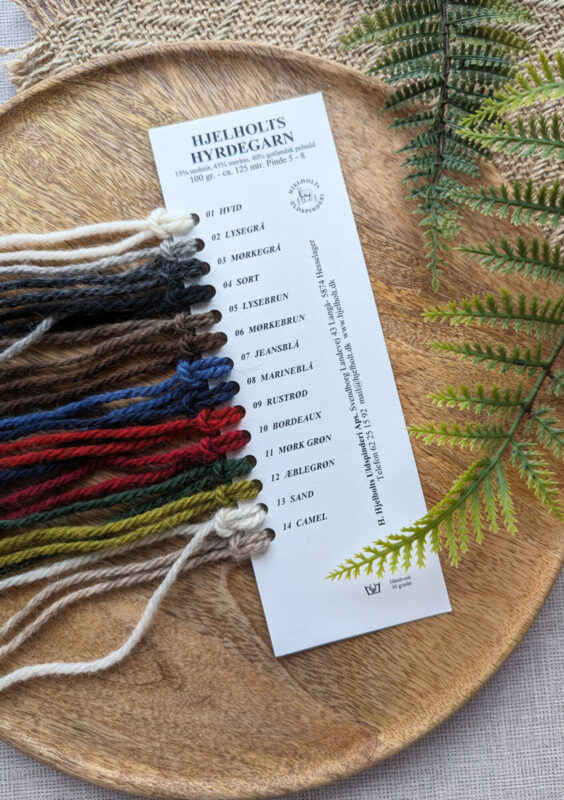 Färgkarta Hyrdegarn