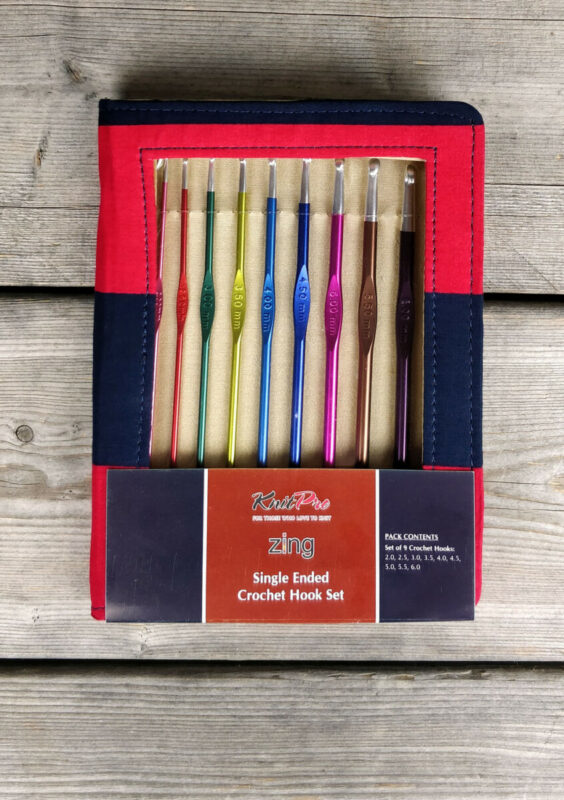 Zing Single Ended Crochet Hook Set