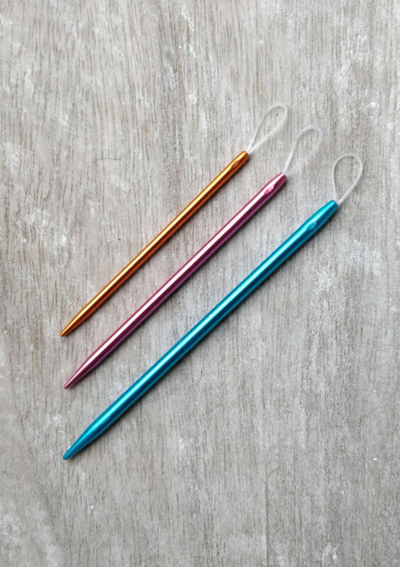 Ullnålar Metallic - 3-pack