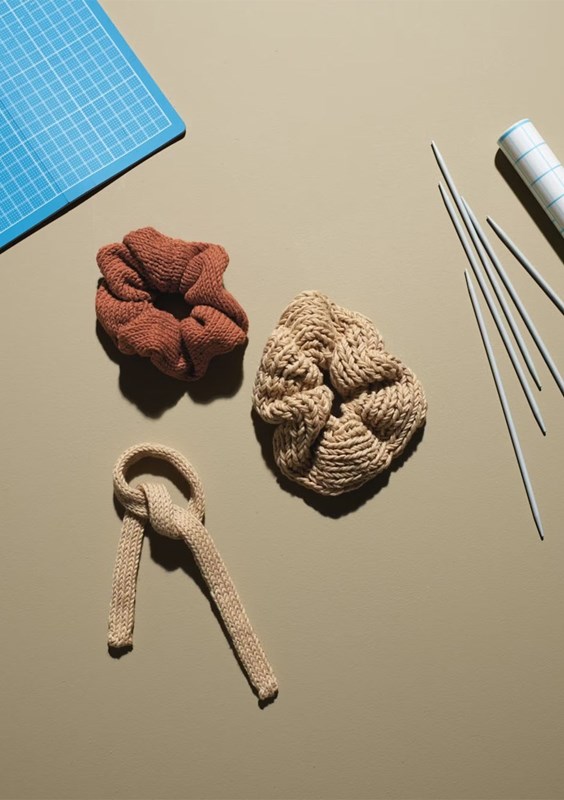 Hårsløyfe, hårbånd og scrunchie