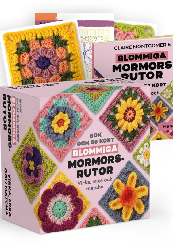 Mormorsrutor Blommiga