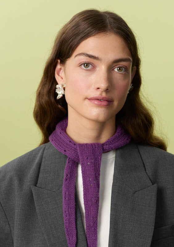 Miu Pointelle Scarf