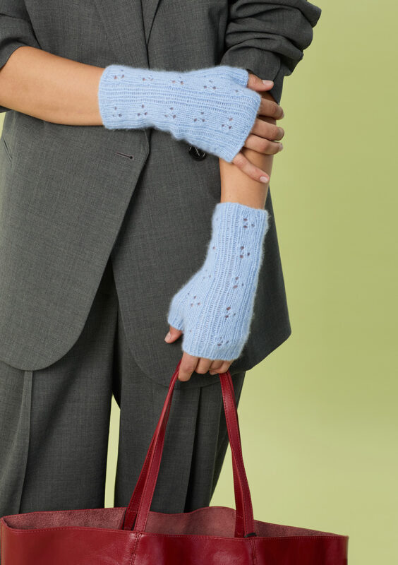 Miu Pointelle Mittens
